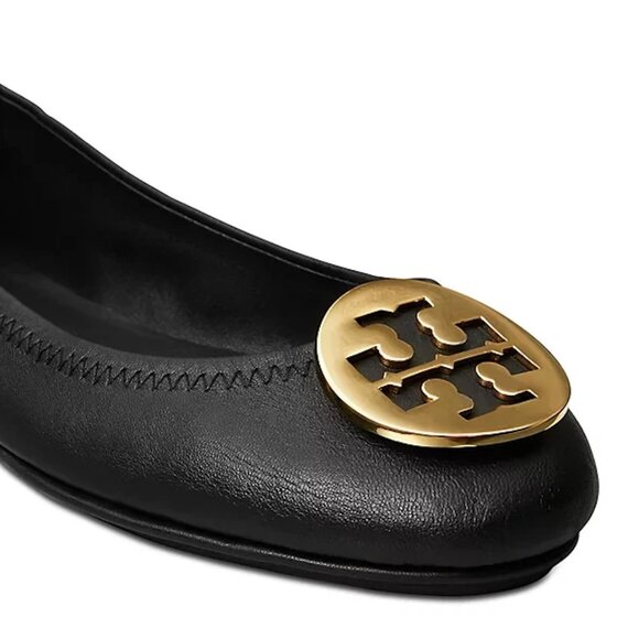Tory Burch Black Ballet Flats - Picture 1 of 6